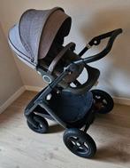 Stokke Trailz kinderwagen met accessoires, Kinderen en Baby's, Gebruikt, Verstelbare duwstang, Ophalen, Kinderwagen
