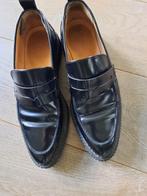 Royal Republiq Zwarte lakschoenen/loafers/instappers, mt 41, Ophalen of Verzenden, Zo goed als nieuw, Royal Republiq, Instappers