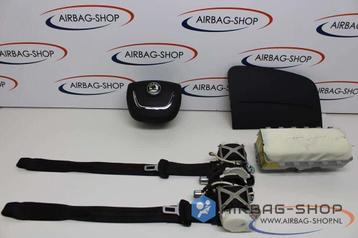 Skoda Fabia Airbagset 2007 - 2014 Airbags + Gordels beschikbaar voor biedingen