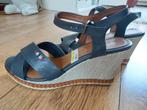 NIEUWE sleehakken voor de zomer Tommy Hilfiger stijl, mt 41, Blauw, Nieuw, Onbekend, Sandalen of Muiltjes