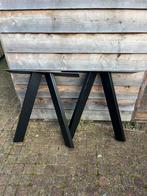 Stalen A-vorm tafelpoten, Ophalen, Gebruikt, Metaal, Tafelpoot