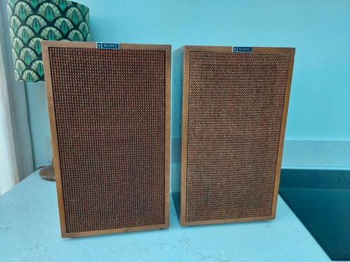 Scott s17 - vintage Amerikaanse speakers, Audio, Tv en Foto, Luidsprekers, Zo goed als nieuw, Front, Rear of Stereo speakers, Minder dan 60 watt