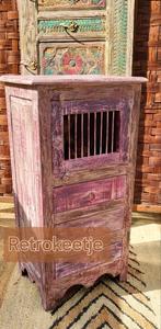 Indisch/India/Roze/Pink/Traliekastje/Kastje, Ophalen of Verzenden