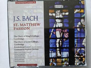 3CD JS Bach - Matthäus Passion - King's College Cambridge beschikbaar voor biedingen