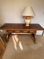 Sidetable hout met laatjes, Huis en Inrichting, Tafels | Sidetables, Ophalen, 100 tot 150 cm, Zo goed als nieuw, Rechthoekig