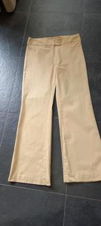 BENETTON BROEK MET WIJDE PIJP, ITALIAANSE MAAT  44., Ophalen of Verzenden, Gedragen, Beige