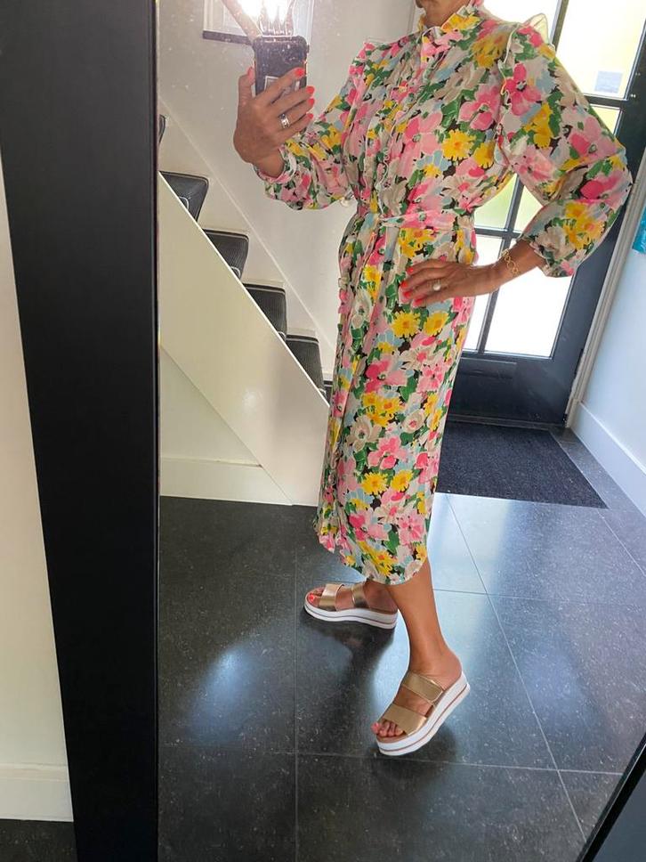 Essentiel Antwerp, prachtig jurkje in leuke frisse bloem,S/M, Kleding | Dames, Jurken, Ophalen of Verzenden