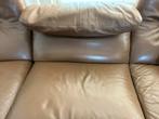 Leren Hoekbank Chateau d'Ax - Lichtbruin, Huis en Inrichting, Banken | Bankstellen, Ophalen, Gebruikt, Hoekbank, 300 cm of meer