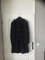 Dames/heren brandweer jas lang maat 48 zwart, Carnaval, Maat 48/50 (M), Ophalen of Verzenden, Zo goed als nieuw