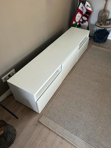 Witte Besta TV Meubel van IKEA - afbeelding 4