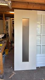 Stompe paneeldeur 88x231.5 cm met glas nr 056, Doe-het-zelf en Verbouw, Ophalen, 80 tot 100 cm, 215 cm of meer, Binnendeur