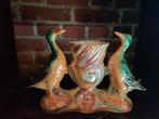 Vintage Italiaanse vaas met eenden, Antiek en Kunst, Antiek | Keramiek en Aardewerk, Ophalen of Verzenden