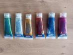 6 tubes acrylverf glitter set acryl verf artico verfset, Hobby en Vrije tijd, Schilderen, Ophalen of Verzenden, Gebruikt, Acrylverf
