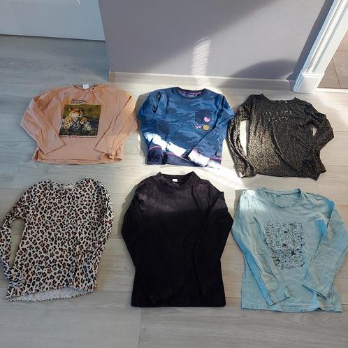 6 meisjes longsleeves maat 134/140 oa Quapi, Zara, Kinderen en Baby's, Kinderkleding | Maat 134, Gebruikt, Meisje, Shirt of Longsleeve