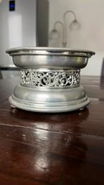 Oude tinnen theelichthouder / theestoof, Ophalen of Verzenden