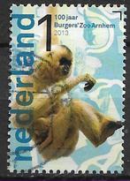 NL1 zegel 100 jaar Burger's Zoo Arnhem - Goudwanggibbon - 20, Postzegels en Munten, Na 1940, Verzenden, Gestempeld