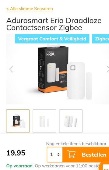 Deur/ raamsensor Eria Adurosmart. beschikbaar voor biedingen