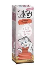 Catessy Mousse Kuipjes (2dozen)26x 90 g kiplever en kalf, Ophalen of Verzenden, Zo goed als nieuw