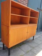 Vintage boekenkazt/ Buffetkast, Ophalen, Met deur(en), 100 tot 150 cm, 100 tot 150 cm