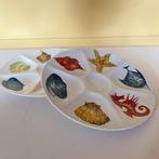 Set vintage oesterborden Villeroy & Boch, Huis en Inrichting, Keuken | Servies, Ophalen of Verzenden, Zo goed als nieuw, Bord(en)