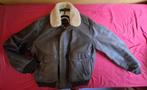 Vintage Leren Jack (bruin, Jack Morgan); XL (54-56), Motoren, Kleding | Motorkleding, Ophalen, Jack Morgan, Jas | textiel, Heren
