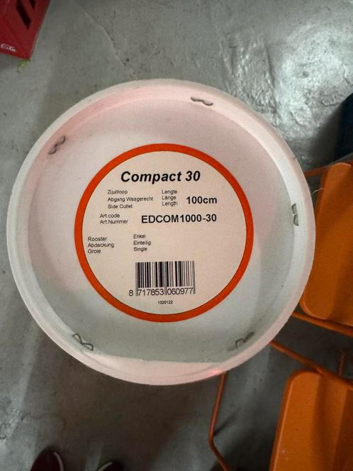 Easydrain Compact 30 douchegooot 100cm breed EDCOM1000-30, Doe-het-zelf en Verbouw, Sanitair, Nieuw, Douche, Rvs, Ophalen of Verzenden