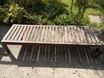 Ligbed (zonder kussen), Tuin en Terras, Ophalen, Gebruikt, Hout, Verstelbaar