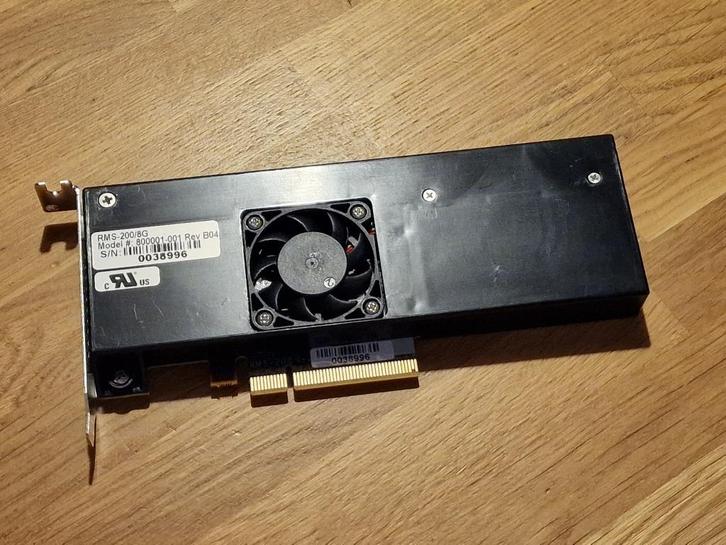 Radian RMS-200 8GB NVRAM Accelerator Edge Card, Computers en Software, Harde schijven, Gebruikt, Desktop, Intern, SSD, Overige aansluitingen