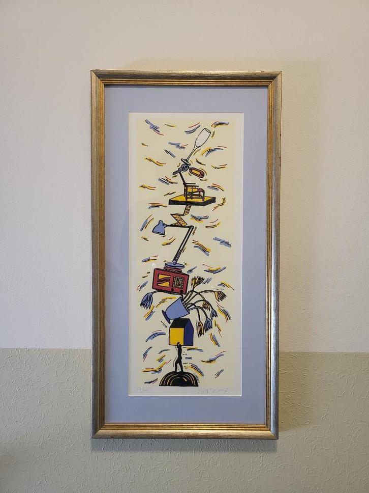 Hans Wap - Nieuwe woning - 2007  – opl 60, Antiek en Kunst, Kunst | Schilderijen | Modern, Ophalen