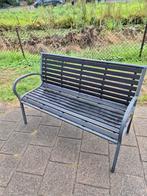 Tuinbank metal zwart, Tuin en Terras, Ophalen, Nieuw, Metaal