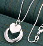 925 sterling zilveren ketting met hanger. Cadeau idee., Sieraden, Tassen en Uiterlijk, Kettingen, Met hanger, Nieuw, Ophalen of Verzenden