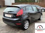 Ford Fiesta 1.25 Titanium airco leder stoelverwarm. 5drs, Voorwielaandrijving, Gebruikt, 4 cilinders, Met garantie (alle)