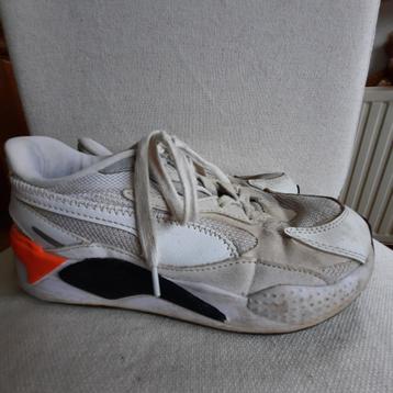 PUMA sneakers wit zwart oranje maat 34 beschikbaar voor biedingen