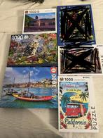 4 puzzels van 1000 stukjes, Ophalen of Verzenden, 500 t/m 1500 stukjes, Zo goed als nieuw, Legpuzzel