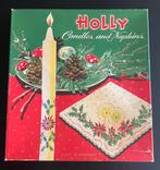 Vintage kaarsen en servetten nog in originele doos, Ophalen of Verzenden, Zo goed als nieuw