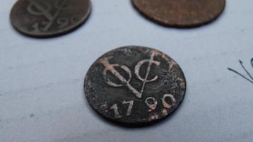 3 VOC munten 1790 beschikbaar voor biedingen