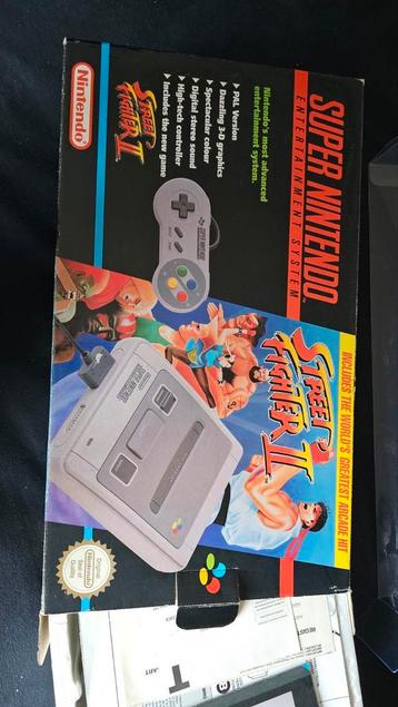 Snes streetfighter set in doos beschikbaar voor biedingen
