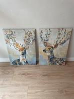 2 Herten Schilderijen Ikea 50x70, Huis en Inrichting, Woonaccessoires | Schilderijen, Tekeningen en Foto's, Ophalen of Verzenden