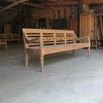 Stationsbank RQ19 TEAK bank tuin terras Ibiza Bali lounge, Zandstraat 1c, Teakhout, Ophalen of Verzenden, De vries antiek