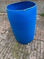 Regenton / Watervat - Kunststof Blauw 4 stuks, Tuin en Terras, Regentonnen, 150 liter of meer, Ophalen, Gebruikt, Kunststof