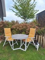 Life outdoor living tafel hardsteen/ Alu 2x Hartman  stoel, Tuin en Terras, Stoel, Zo goed als nieuw, Ophalen, Aluminium