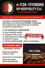 Feyenoord Vip Hospitality Tickets, Tickets en Kaartjes, Twee personen, December, Europa of Champions League