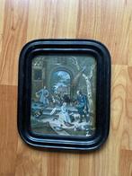 Oude Prent in bijzonder lijstje, Antiek en Kunst, Curiosa en Brocante, Ophalen of Verzenden