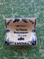 reclame asbak Hotel Café De Elft W.Minten Bosschebaan 1 Velp, Ophalen of Verzenden, Gebruikt, Gebruiksvoorwerp