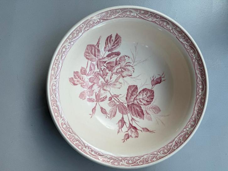 Antieke Franse schaal - Creil et Montereau, Antiek en Kunst, Antiek | Porselein, Ophalen of Verzenden