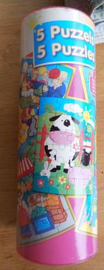 5 puzzels in bus, Ophalen of Verzenden, 10 tot 50 stukjes, Zo goed als nieuw, 4 tot 6 jaar