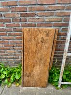 TWEE ANTIEKE ROBUUSTE HOUT PANELEN, Ophalen