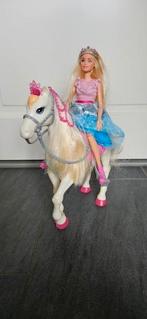 Prinses barbie adventure paard, Ophalen of Verzenden, Zo goed als nieuw, Barbie