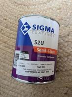 Verf Sigma S2U 1 liter Alkyd, Doe-het-zelf en Verbouw, Verf, Beits en Lak, Overige kleuren, Nieuw, Ophalen of Verzenden, Verf