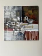 Abstract schilderij 80x80 set van 2 stuks, Ophalen